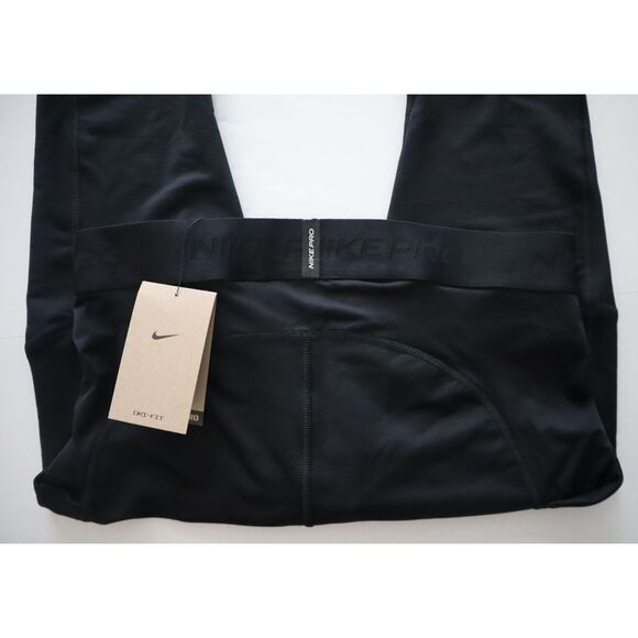 Nike Pro FB7961-010 Men’s Sz L Black Dri-FIT Warm Running Tights - Picture 8 of 15